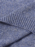 Massimo Alba - Billy Cotton and Linen-Blend Sweater - Blue