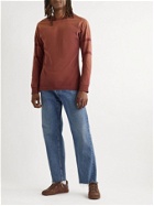 Maison Margiela - Slim-Fit Striped Cotton-Jersey Sweatshirt - Red