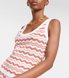 Missoni Zig Zag cotton-blend tank top