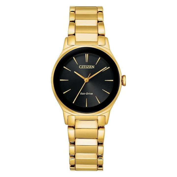 Photo: Citizen Axiom Eco-Drive Black Dial Ladies Watch EM0737-58E