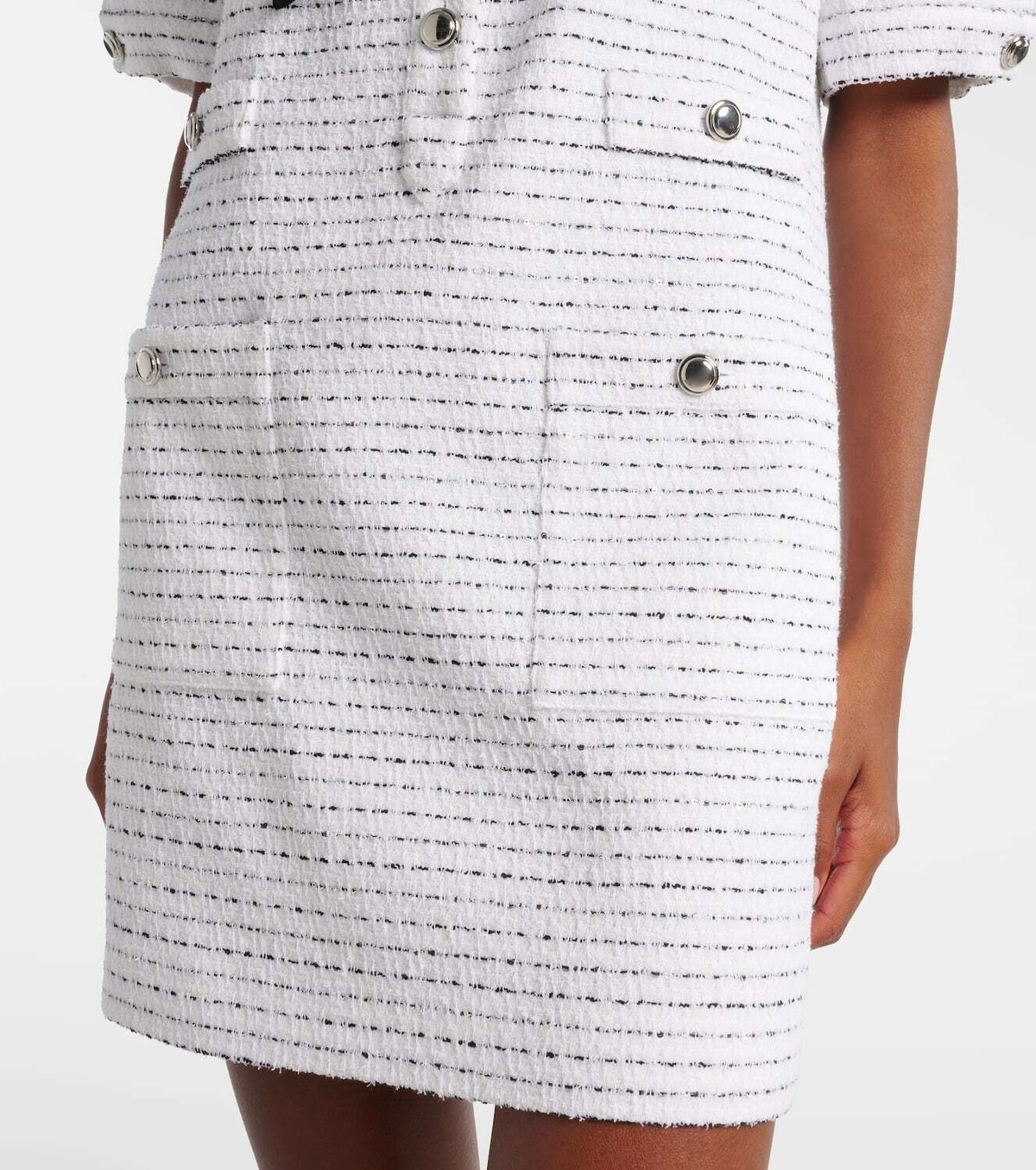 Alessandra Rich Sequined tweed minidress