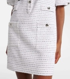 Alessandra Rich Sequined tweed minidress