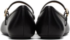 Gianvito Rossi Black Carla Ballerina Flats