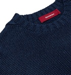 Sies Marjan - Kyle Striped Linen Sweater - Men - Navy