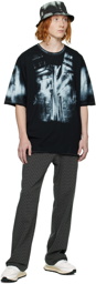 Balmain Black Jacquard Lounge Pants