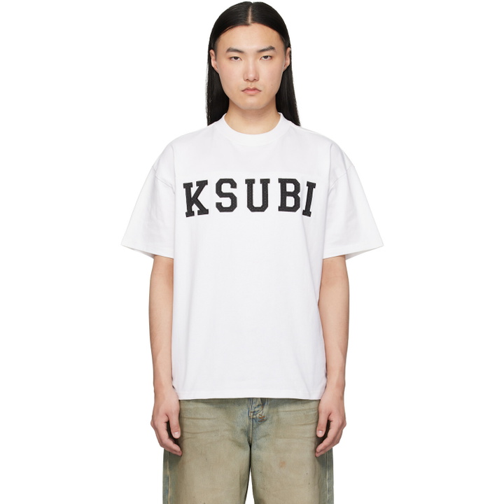 Photo: Ksubi White Touchdown Ekcess S/S T-shirt