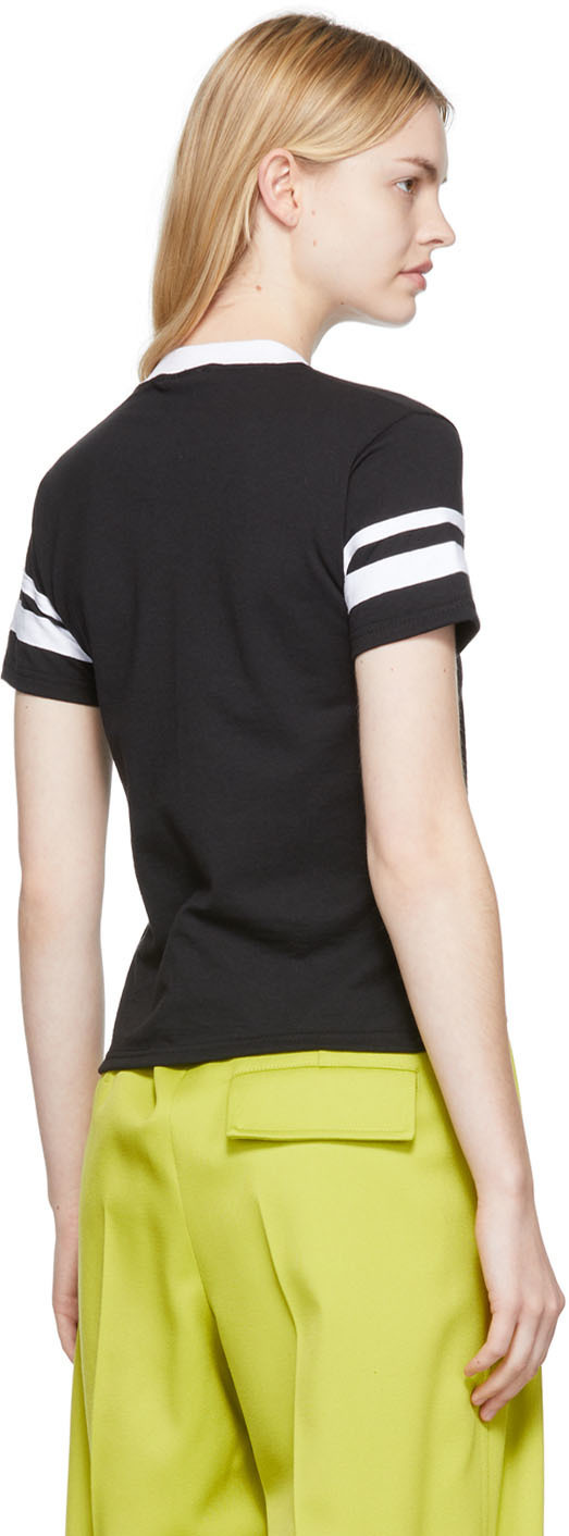 Anna Sui Black Football T-Shirt
