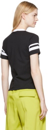 Anna Sui Black Football T-Shirt
