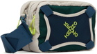 Kenzo Off-White & Navy Sport Messenger Bag