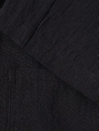 Monitaly - Linen and Cotton-Blend Suit Jacket - Black