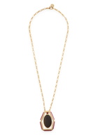 LA Double J Power Portal 24kt Gold-plated Necklace - One Size