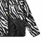 Stan Ray Men's High Pile Fleece Jacket in Zebra Print