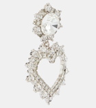 Alessandra Rich Crystal-embellished clip-on earrings