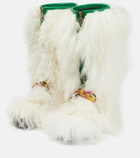 Pucci - Freezy shearling knee-high boots