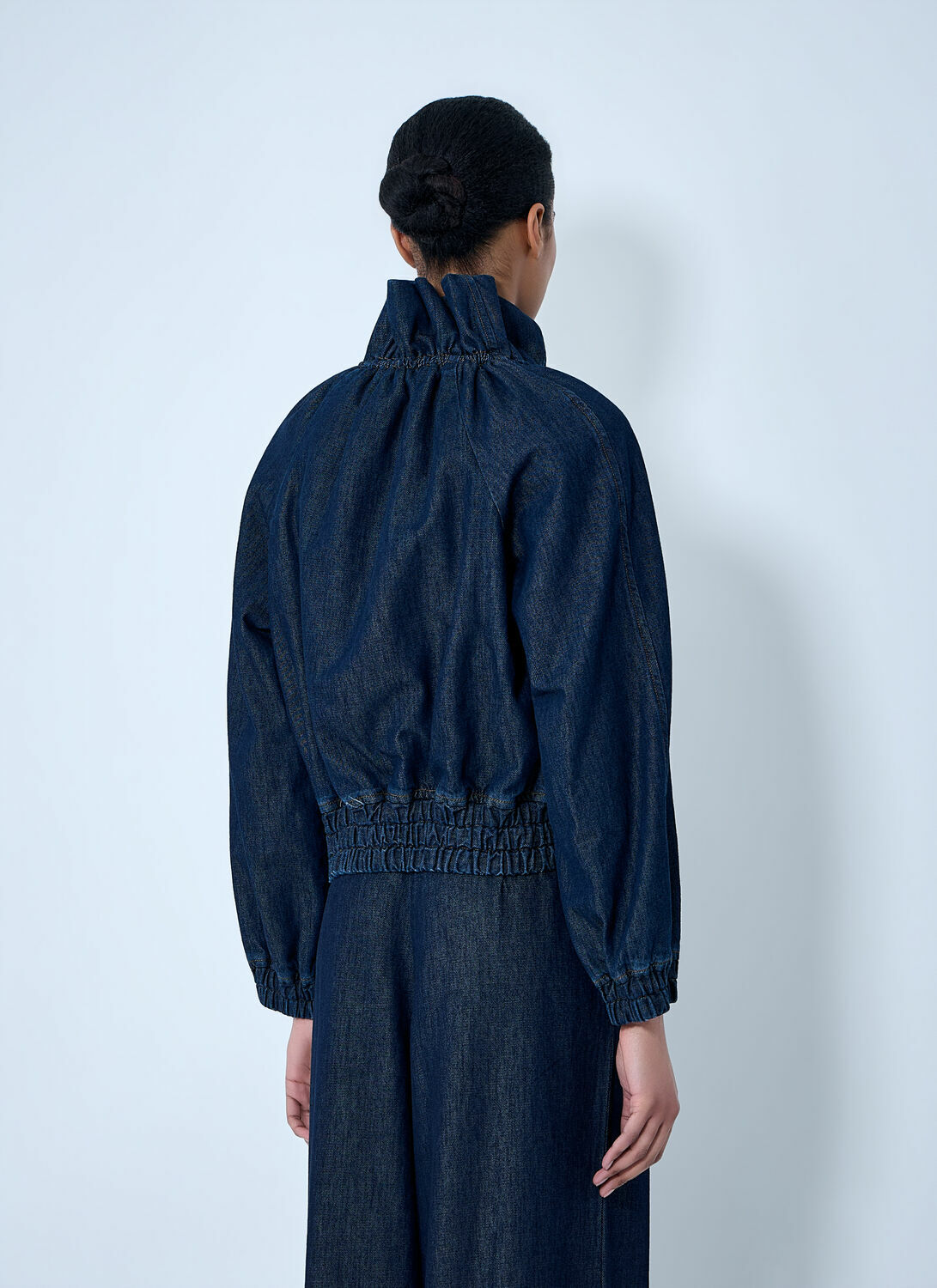 Dries Van Noten Denim Zip-Up Jacket