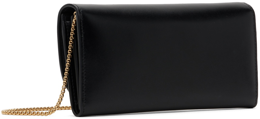 【関税負担】 FERRAGAMO VARA FLAP WALLET ferragamo-Black-Asymmetrical-
