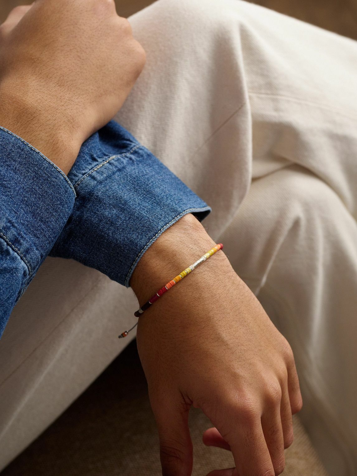 【M.cohen】feather silver bracelet ［おまけ付］ M. COHEN BY MAOR Cuadro Toggle Sterling Silver Chain