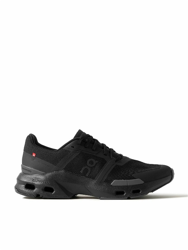 Photo: ON - Cloudpulse Rubber-Trimmed Mesh Sneakers - Black