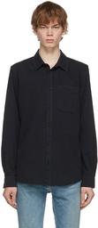 Nudie Jeans Navy Chet Pigment Dye Shirt