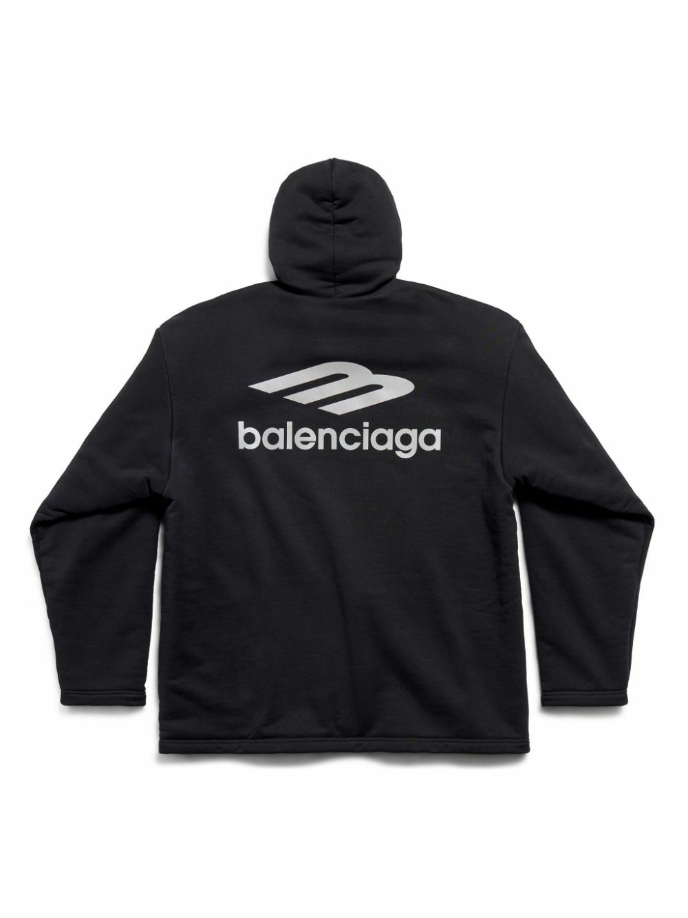 BALENCIAGA - 3b Sports Icon Water Repellent Cotton Hoodie