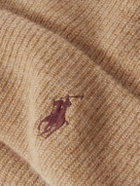 Polo Ralph Lauren - Logo-Embroidered Ribbed Cashmere Beanie