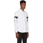 Moschino White Poplin Garter Shirt