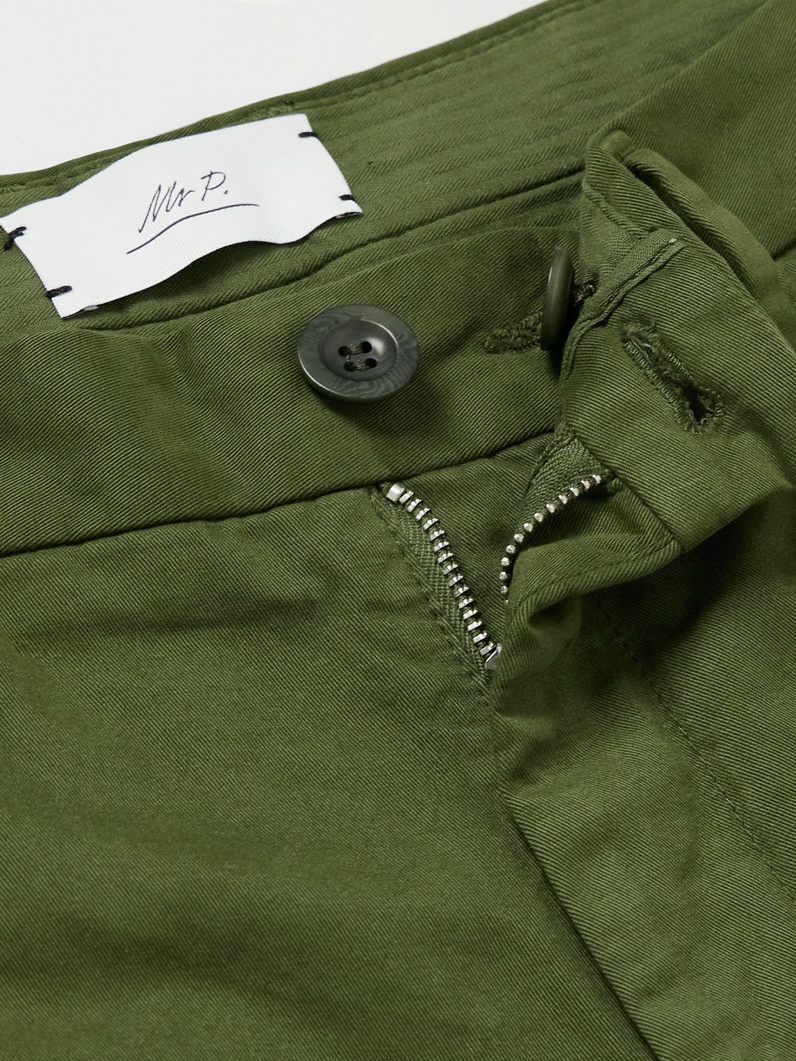 MR P. Straight-Leg Cotton-Twill Shorts for Men