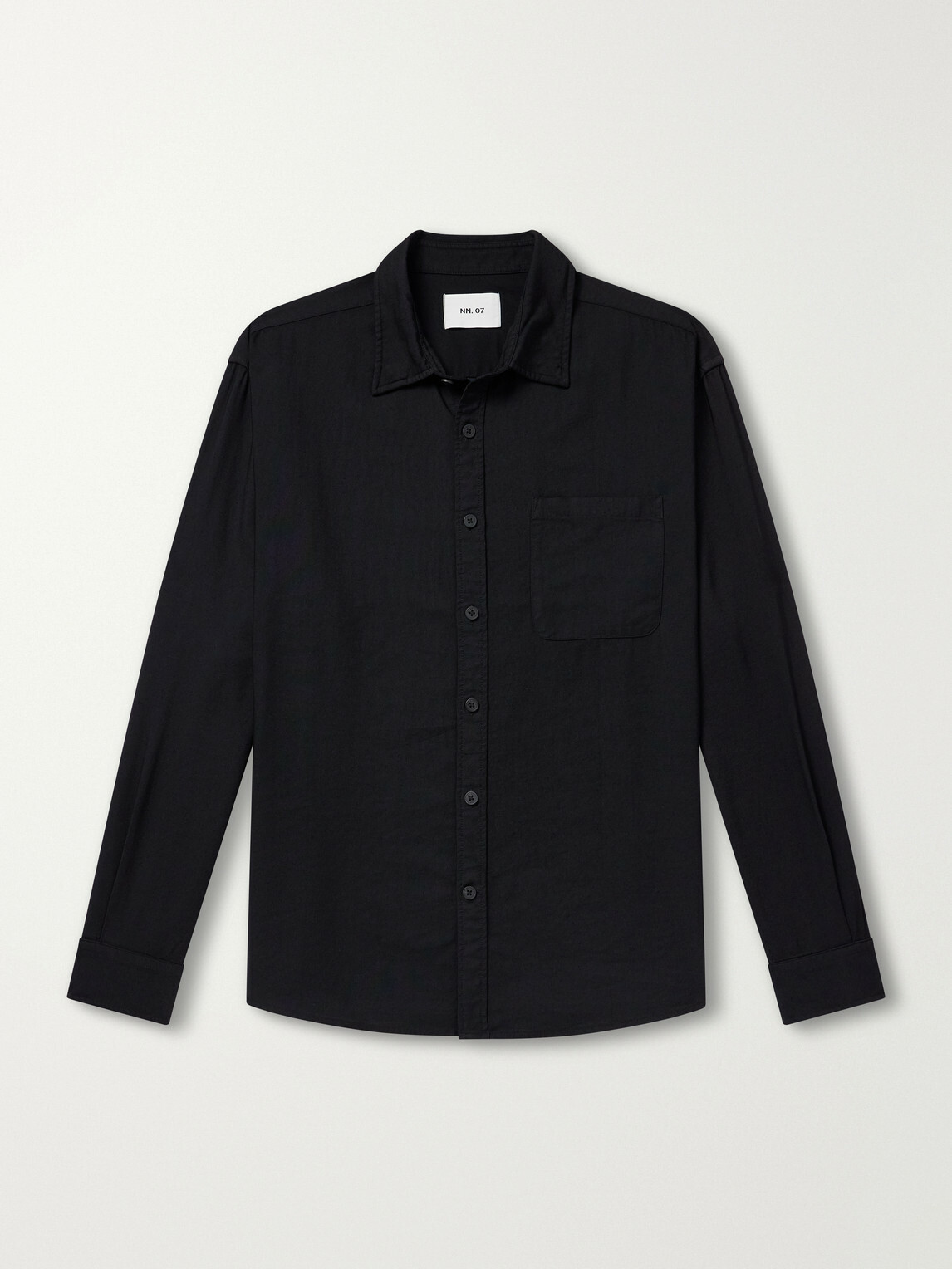 NN07 - Deon 5027 LENZING™ ECOVERO™ Twill Shirt - Black