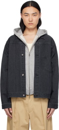nanamica Gray Short Denim Jacket
