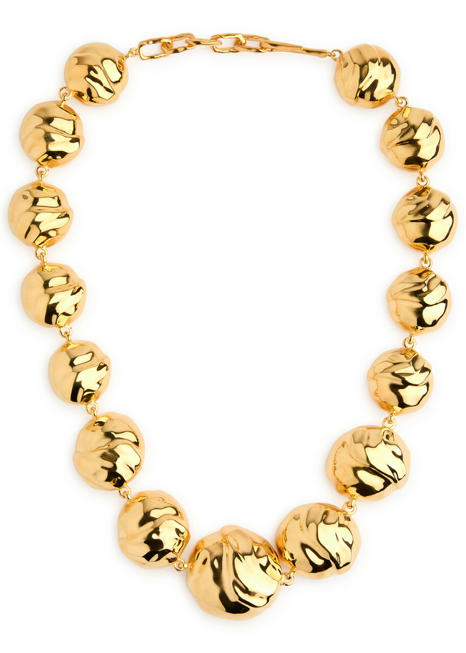 Joanna Laura Constantine Statement Orb 18kt Gold-plated Necklace - One Size
