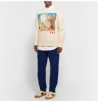Gucci - Printed Loopback Cotton-Jersey Sweatshirt - Men - Cream
