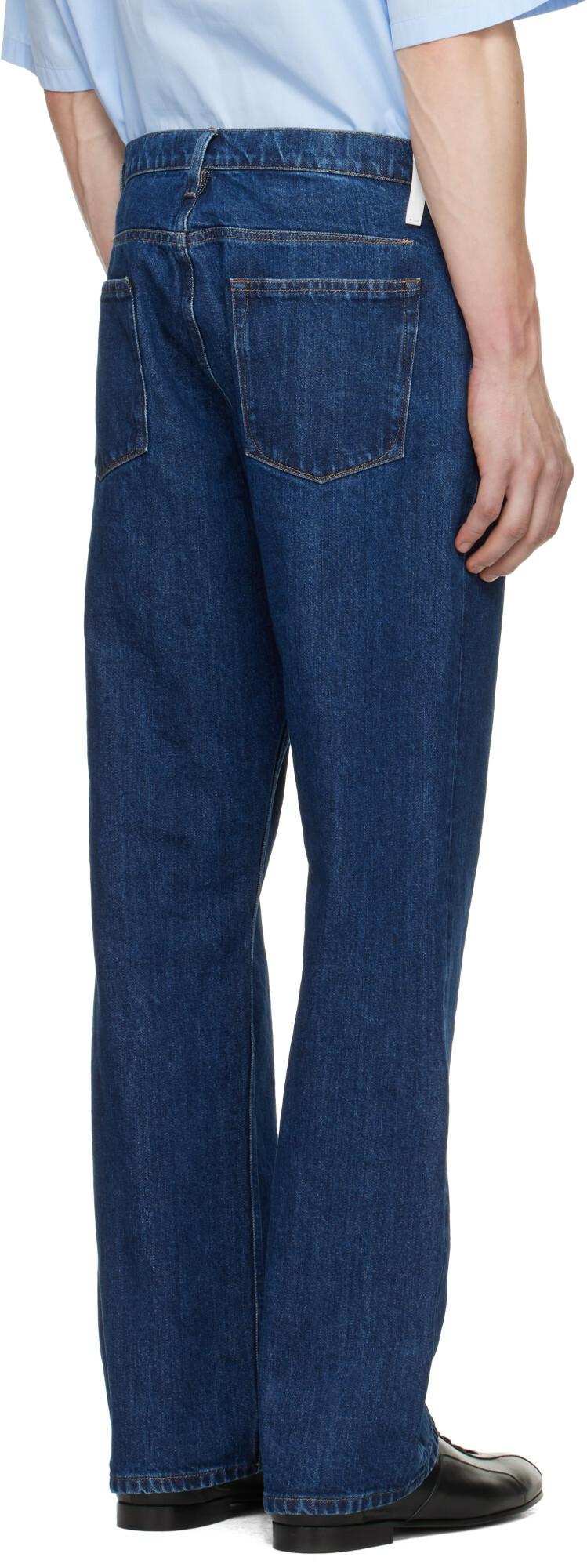 Jil Sander Blue Regular Denim Jeans