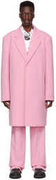 We11done Pink Polyester Coat