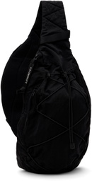 C.P. Company Black Nylon B Crossbody Backpack