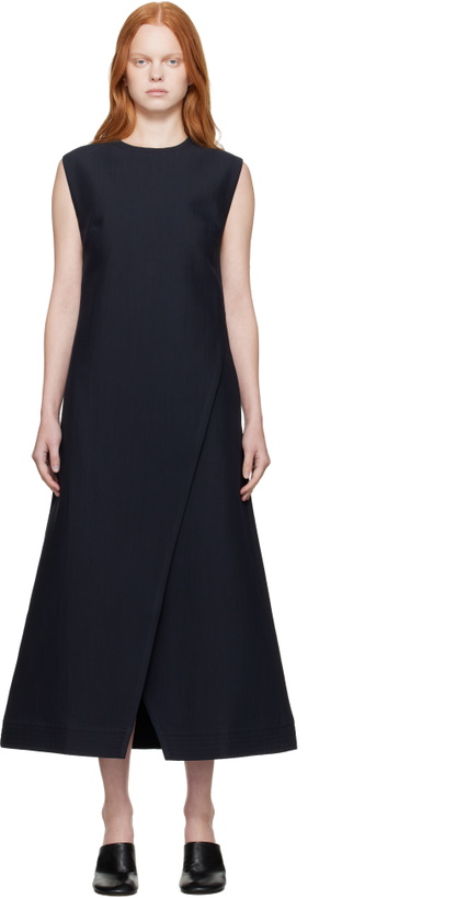 Photo: Studio Nicholson Navy Corus Midi Dress