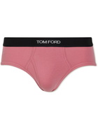 TOM FORD - Stretch-Cotton Briefs - Pink