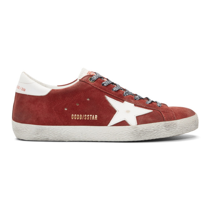 Photo: Golden Goose Red Suede Superstar Sneakers