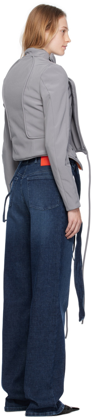 Ottolinger Gray Extended Trim Jacket Ottolinger