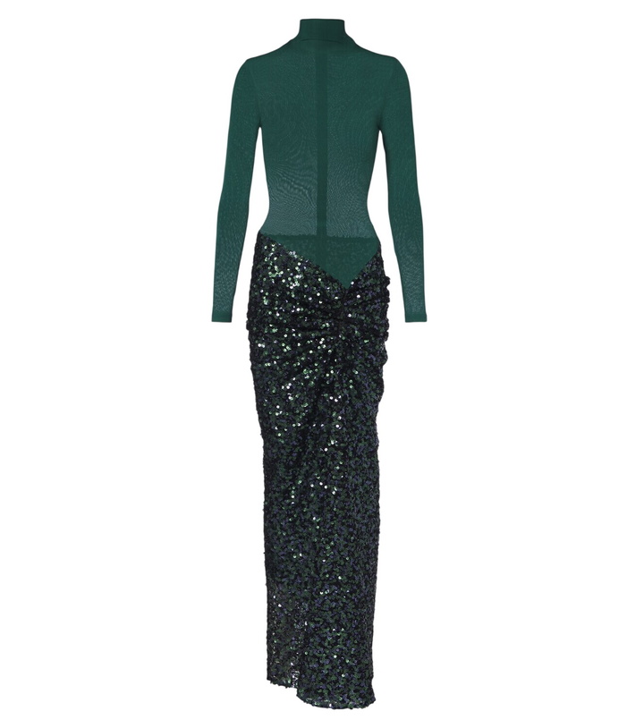 Photo: Christopher Esber Gathered sequined gown