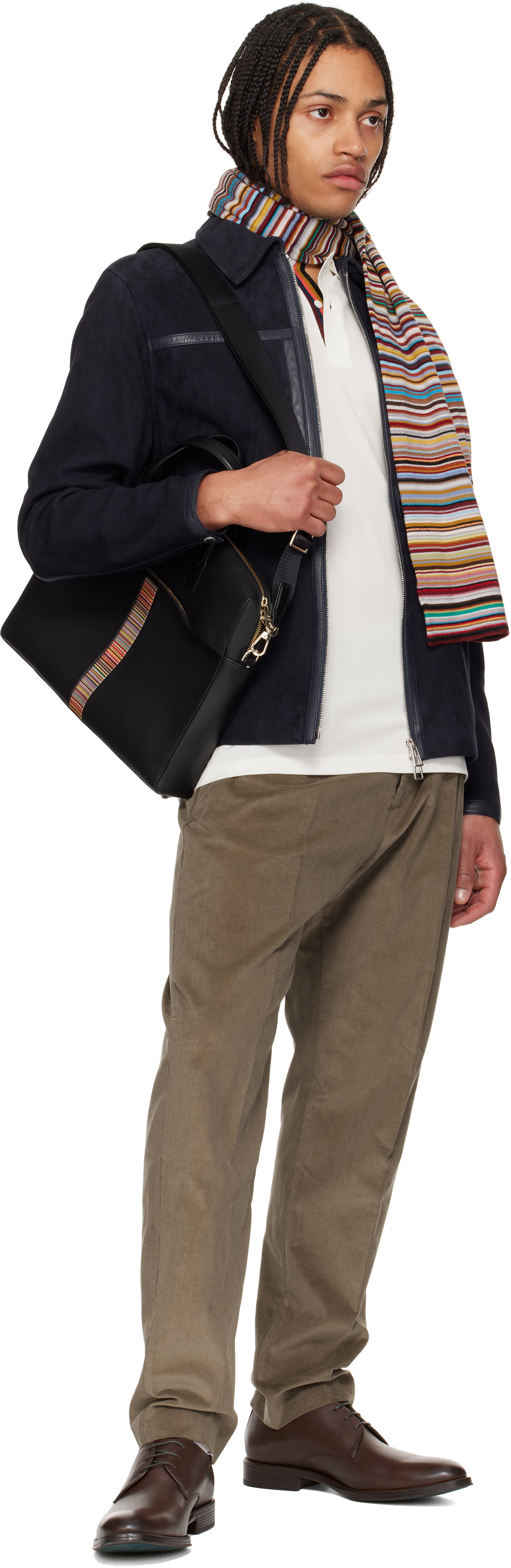 Paul Smith Multicolor Merino Wool Signature Stripe Scarf