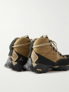 ROA - Andreas Strap Rubber-Trimmed Ripstop Boots - Brown