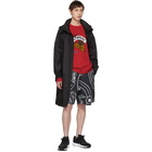 Kenzo Red Intarsia Jumping Tiger Sweater