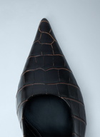 Toteme Classic Croco-Embossed Slingbacks