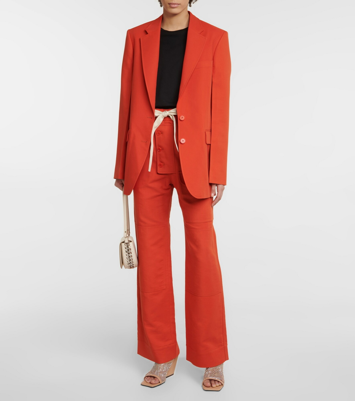 Stella McCartney - Single-breasted twill blazer Stella McCartney