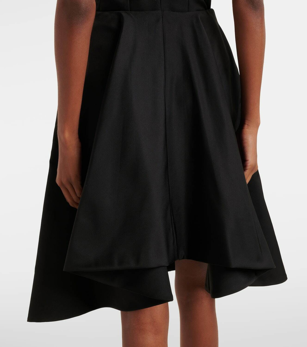 McQueen Duchesse midi skirt