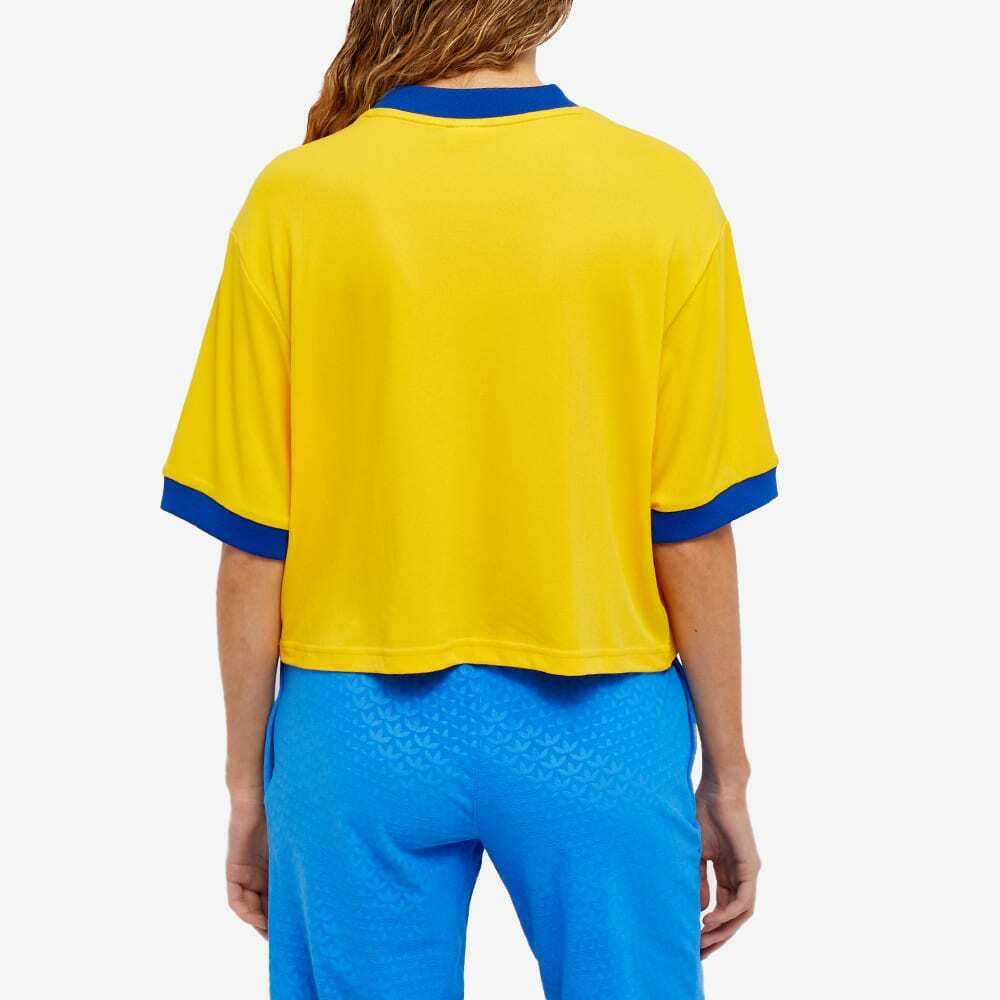 Adidas Women's Adicolor 70s Oversized Logo T-Shirt in Bold