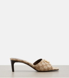 Gucci Marmont Double G GG canvas mules