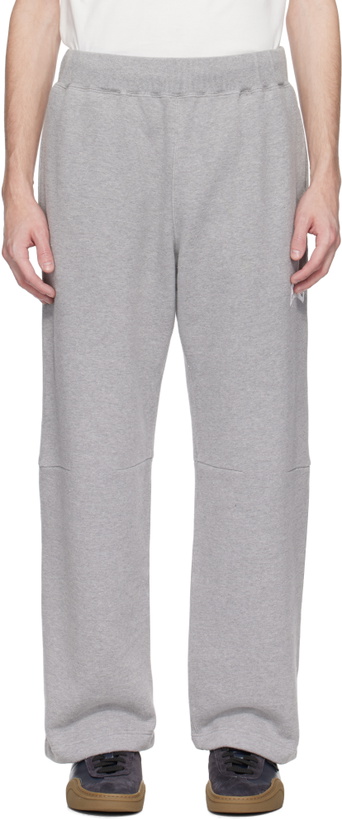 Photo: AMBUSH Gray 'AMB' Graphic Sweatpants