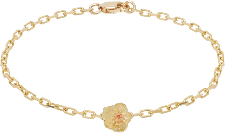 Photo: Bernard James Gold FLORA Hellebore Bracelet