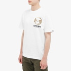 Men's AAPE BGU Camo Bones T-Shirt in White